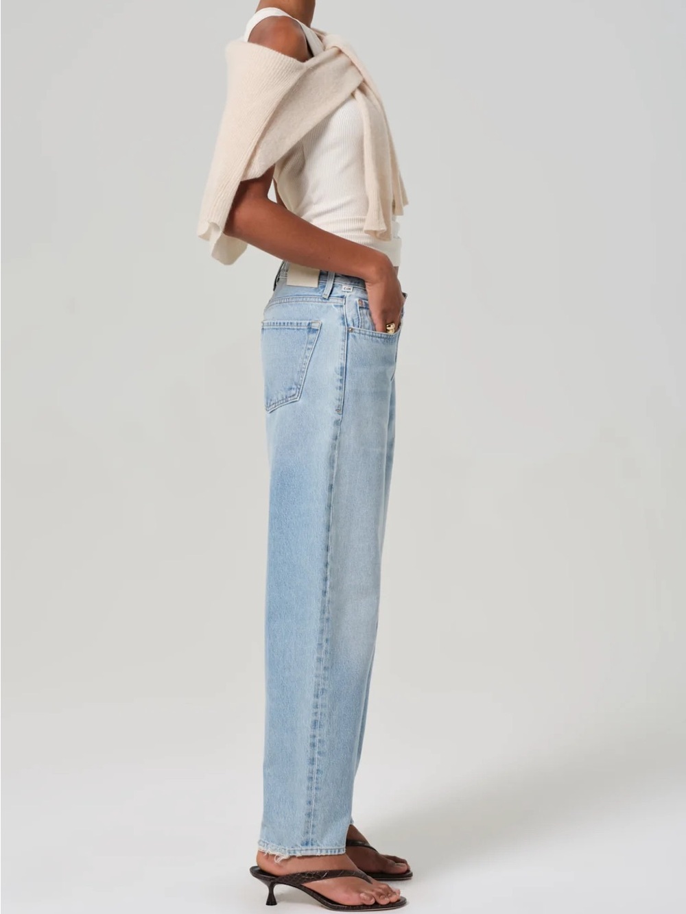 Citizens of Humanity Miro Relaxed Barrel Leg Jeans Gemini Size 26 - Picture 3 of 11